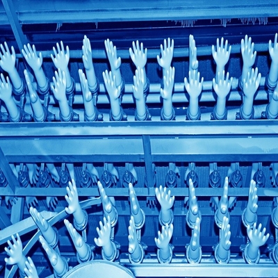 Maschinenherstellung von PVC-Handschuhen Handschuhverpackungsmaschinen Gummihandschuhmaschinenherstellung