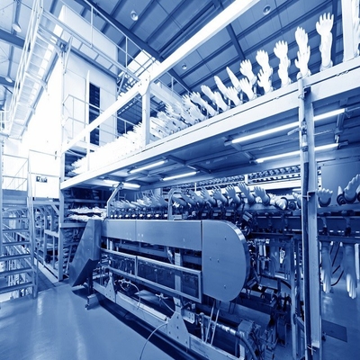Chirurgischer Handschuh des Latex-CY600, der Maschine Wegwerfpolyäthylen-Plastikgumminitril macht