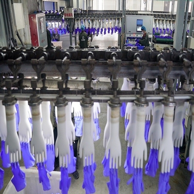 Chirurgischer Handschuh des Latex-CY600, der Maschine Wegwerfpolyäthylen-Plastikgumminitril macht