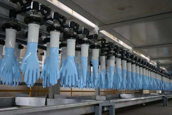 Latexuntersuchungshandschuhe, die den Maschinenlatexhandschuh eintaucht Maschinen-PET-Handschuhmaschine machen