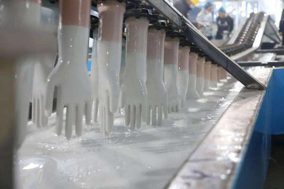 Latexuntersuchungshandschuhe, die den Maschinenlatexhandschuh eintaucht Maschinen-PET-Handschuhmaschine machen