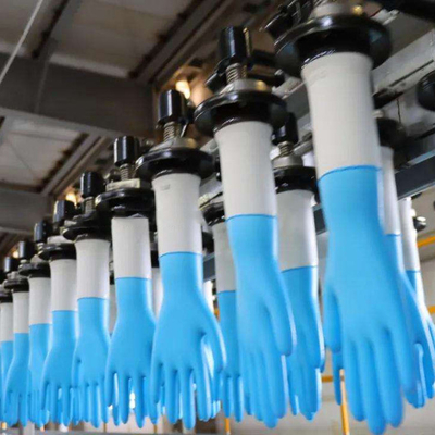 Kleiner Nitril-Handschuh-Produktionsmaschine-Latex-chirurgische Handschuh-Fertigungsstraße